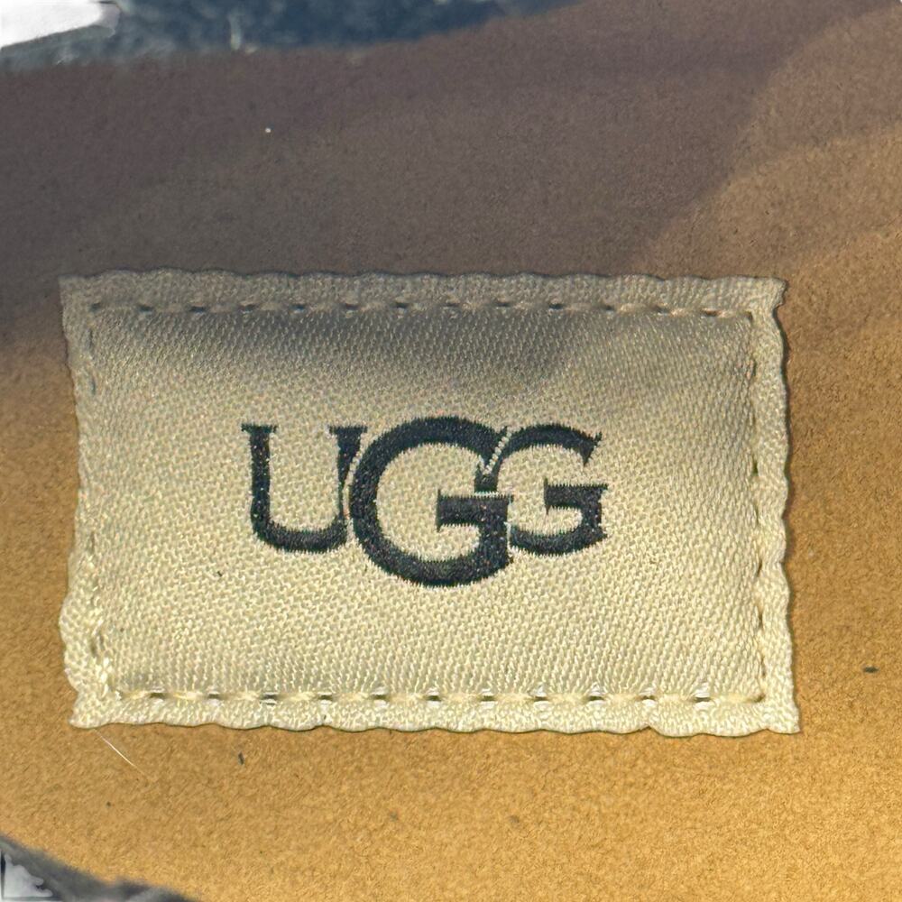 UGG Josefene Cuff Suede Ankle Boot SZ 11 Womens Black Comfort Slouchy Distressed - Picture 11 of 12